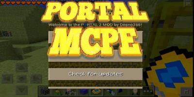 Gun portal mod  for MCPE Affiche