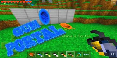 Gun portal mod  for MCPE capture d'écran 1