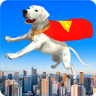 Flying Superhero Dog Hero City Rescue: Dog Games иконка