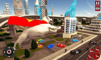 Flying Superhero Dog Hero City Rescue: Dog Games screenshot 3