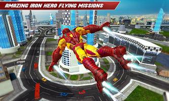 Iron Spider Hero Robot Superhero Flying Robot Game capture d'écran 2