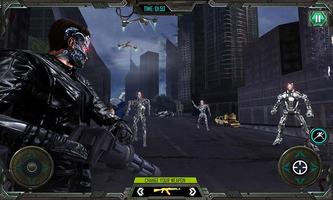 Sci fi Humanoid Robot War Real Robot Fighting Game اسکرین شاٹ 1