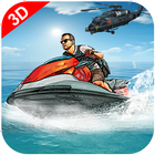 Water Power Ski Boat Games 2017 icon