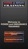 Power and Endurance Training Affiche