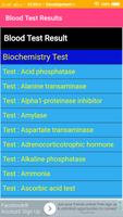 Blood Test Results capture d'écran 1