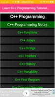 Learn C++ Programming Tutorial capture d'écran 1