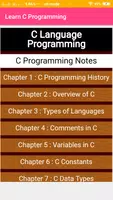 Learn C Programming screenshot 1