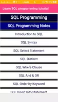 Learn SQL programming tutorial screenshot 1