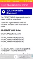 Learn SQL programming tutorial screenshot 3