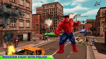 Incredible Monster City Battle Fighting Hero capture d'écran 1
