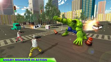 Incredible Monster City Battle Fighting Hero capture d'écran 2