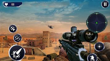 Berg Sniper Shooter FPS Shooter Plakat