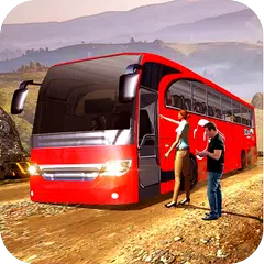 ônibus de turismo dirigindo simulador de ônibus