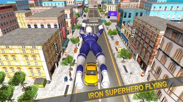 Flying Amazing Iron Spider Superhero Fighting screenshot 1