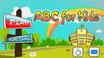 वर्णमाला एबीसी बच्चों के खेल पोस्टर