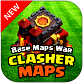 Base Maps War COC icon