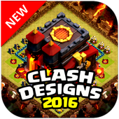 Clash Designs War Base 2018 icon