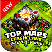 TOP Maps Clash Clans 2018 icon