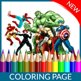 Coloring Page Of Avenger biểu tượng