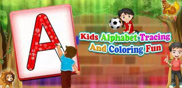 Kids Alphabet Tracing Jigsaw & Color Fun