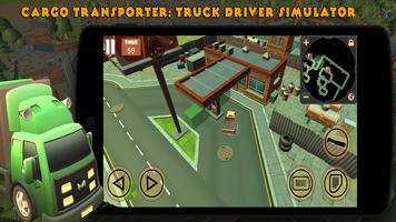 transporteur de fret: Simulateur chauffeur camion capture d'écran 2