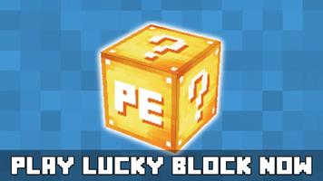 Lucky Block Mod PE - Minecraft Affiche