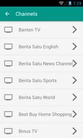 Indonesia TV Channels ภาพหน้าจอ 1