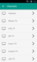 Indonesia TV Channels اسکرین شاٹ 2