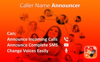 پوستر Caller Name Announcer: Caller id speaking