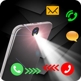 Flash on Call und SMS Automatischer Blitzalarm Zeichen