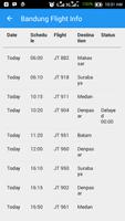 Bandung Flight Info ภาพหน้าจอ 1