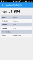 Bandung Flight Info ภาพหน้าจอ 2