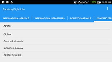 Bandung Flight Info captura de pantalla 3
