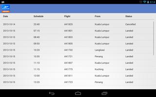 Singapore Flight Info captura de pantalla 1