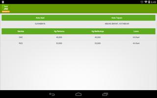 Tarif JNE Surabaya screenshot 1