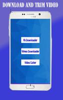 Video Downloader and trimmer Poster