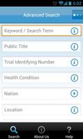 UK Clinical Trials Gateway ภาพหน้าจอ 2