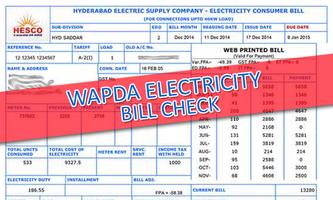 Wapda Electricity Bill Affiche