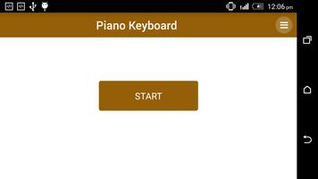 Piano Keyboard Affiche