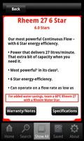 Rheem Continuous Flow Selector Screenshot 2