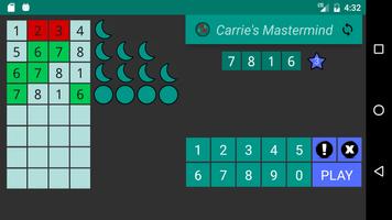Carrie's Master Mind Game screenshot 3