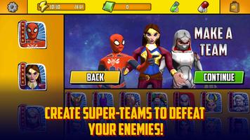 Ultimate Fighting Superheroes Бесплатные боевые постер