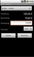 Mehrwertsteuer-Rechner Ekran Görüntüsü 1