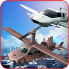 Flying Car Sky icon