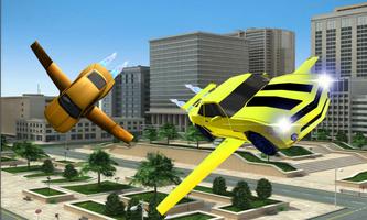 Poster Flying Car Sky