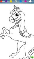 Horse Coloring Game Affiche