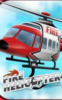 Fire Helicopter Affiche