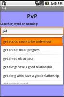 PvP - Phrasal Verbs Program 海報