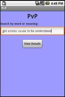 PvP - Phrasal Verbs Program screenshot 1