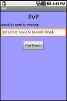 PvP - Phrasal Verbs Program 截圖 1